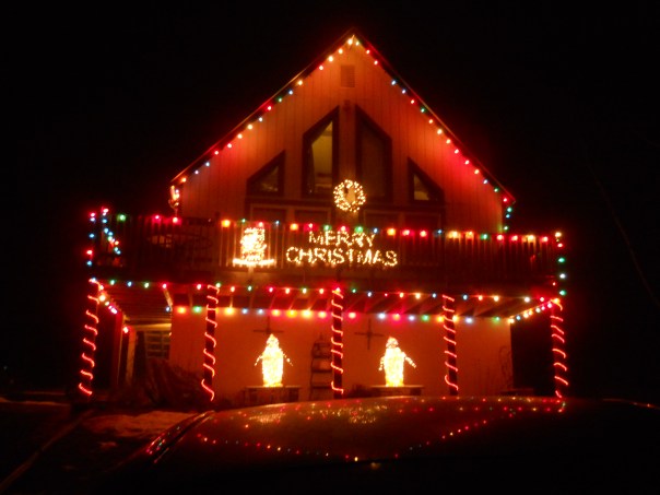 Looks good, doesn't it?  But don't worry, it's Lola's house, so it's not eligible to win. 